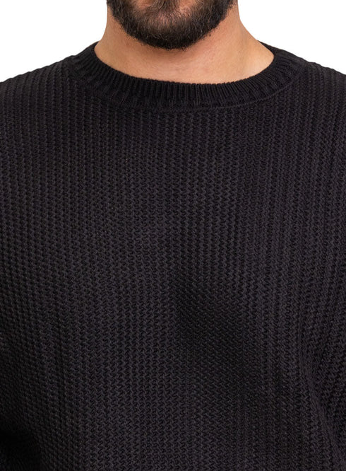 Black - Design p2219 PF - Round Pullover - Khotwh